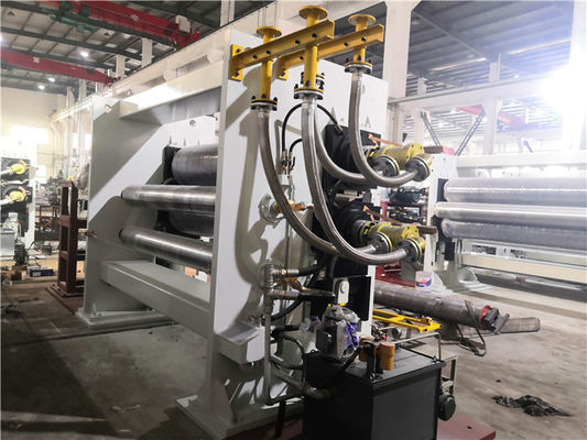 kwaliteit  ISO9001 650m/Min High Speed Two Roll Calender Machine fabriek