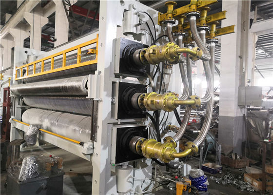 Het Type van lijstdoeken Y het In reliëf maken Kalanderende Machine